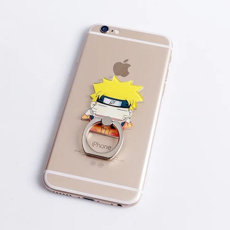 New Universal Phone Stand Bracket Finger ring holder phone Holder Stent Personality Lazy Phone Anti-slip Naruto Luffy