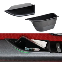 DWCX 2 шт. ABS Пластик передняя дверь подлокотник ящик для хранения Контейнер для Land Rover Range Rover Sport 2012 2013