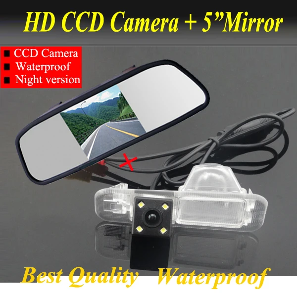 Камера заднего вида 2in1 CCD HD для Kia K2 RIO Sedan Автомобильная камера парковки +