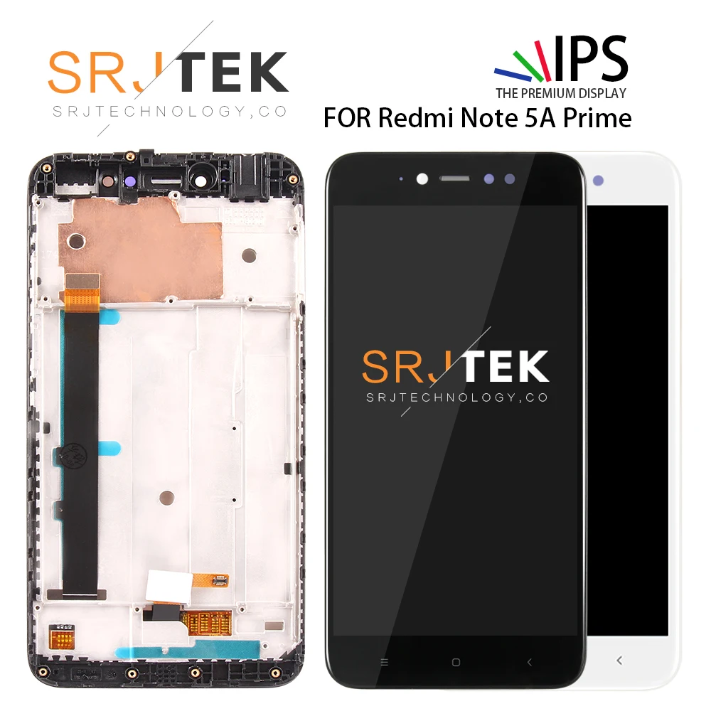 

Srjtek 5.5" LCD For XIAOMI Redmi Note 5A Display Touch Screen With Frame For Xiaomi Redmi Note 5A Prime Display Y1 / Y1 Lite