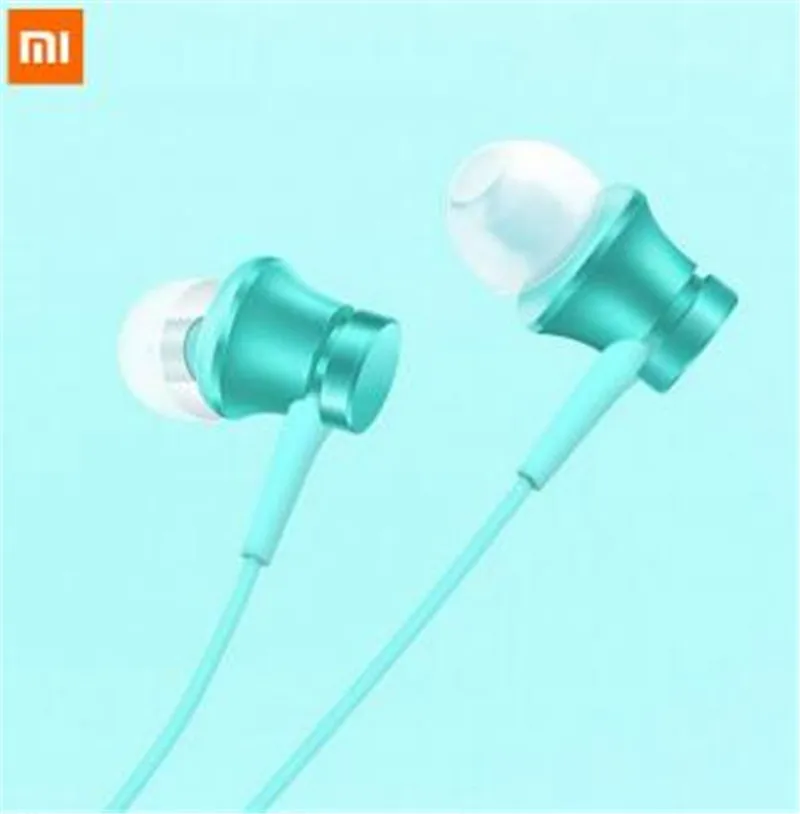 Оригинальные Xiaomi mi новые наушники Xiao mi Fresh Edition с mi c для iphone для Xiao mi - Цвет: BLUE