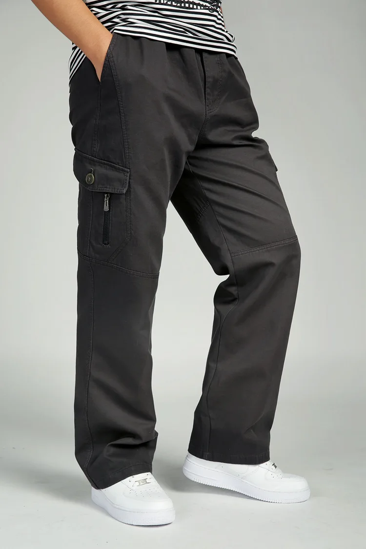 Большие размеры XL-6 xl (талия 130 см) осень/зима 2014 Большие размеры мужские брюки, домашние штаны толстые хлопчатобумажные комбинезоны, 827