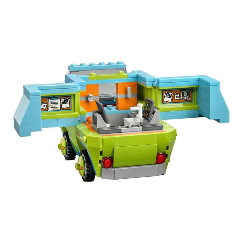 10430 Scooby Doo Mystery Machine Bus Building Block Mini Toys with legoing 75902 Christmas gift