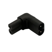 Figure 8 IEC 320 C7-C8 up down angle right angle AC Power adapte #WPT604