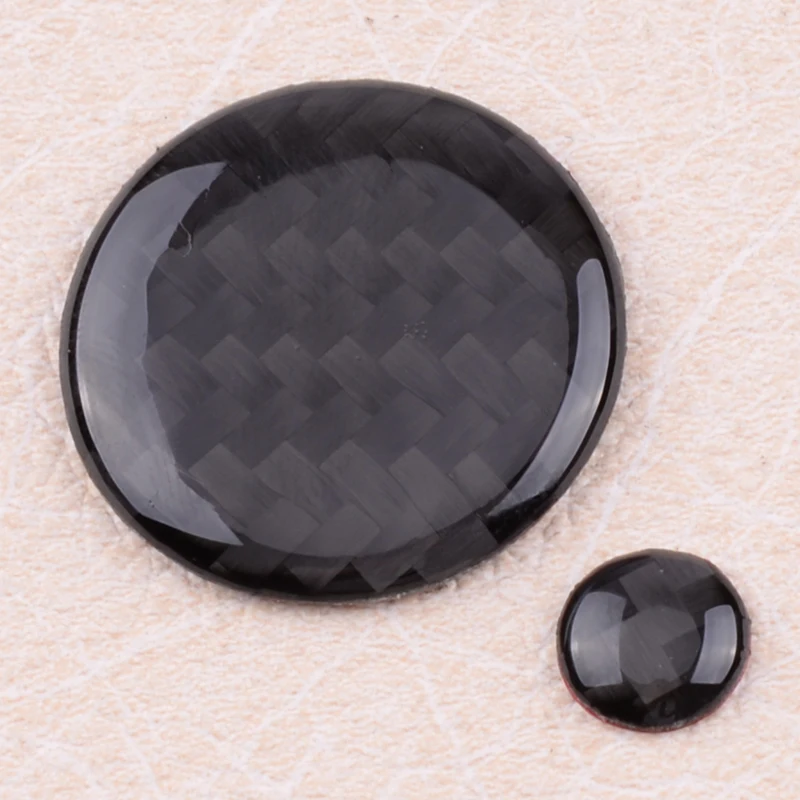 ##BUY DWCX 2pcs Black Carbon Fiber Car Interior Multimedia Key Button Cover Decor Control Trim Fit for Mazda 3 6 CX 5 CX 9
