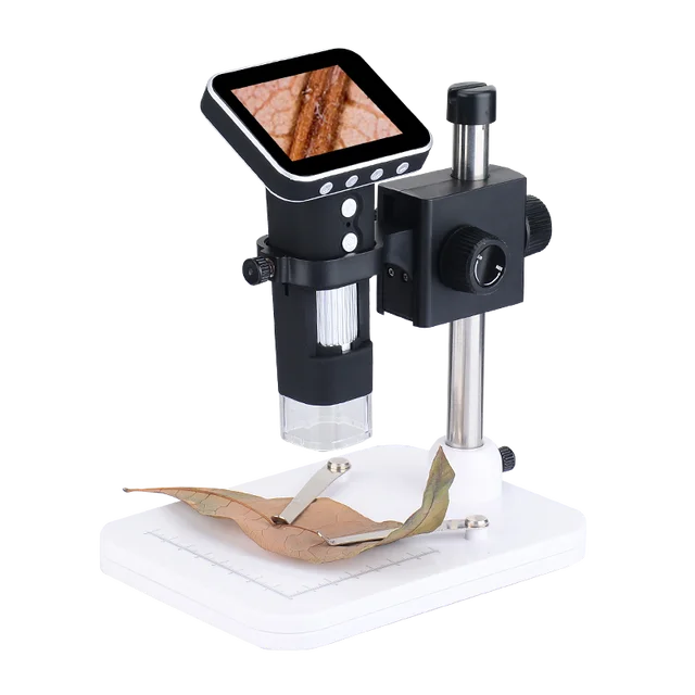$US $36.73  600X digital electronic microscope camera with LCD display 3.5 inch video USB microscope magnifier 