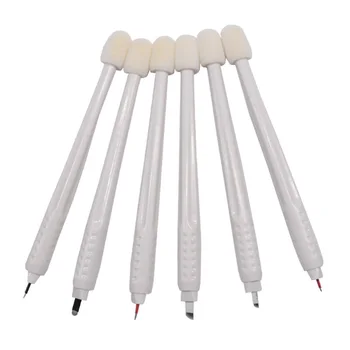 

Professional Microblading Disposable sterilzed With Manual Pen 7/9/12/14/18pin Eyebrow lip Tattooing Blading blades Tattoo Tools
