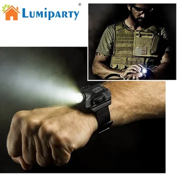 

LED Watch Flashlight LED Watch Flash Light Wristlight Rechargeable Lamps Lantern Waterproof Wrist Lighting Torch Outdoor lamp