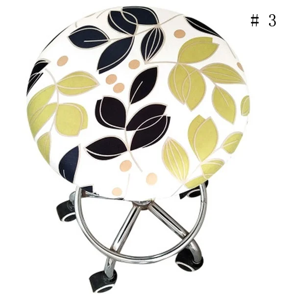 

Simple All seasons round stool set Household Chair Cover Round Bar Stool Protector Cotton Seat Cover Decorative Home textiles