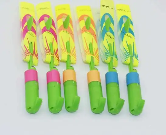 

LED Flashing Whistle Slingshot Flying Arrow Light Fly Helicopter Children Glowing Toys Glow Party Christmas YH1657
