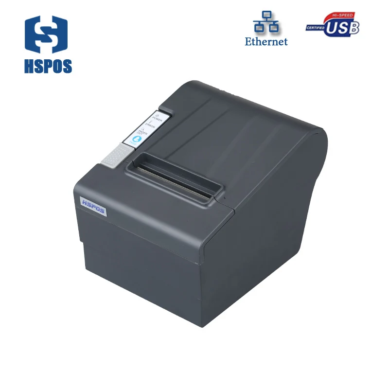

80mm Thermal Receipt Printer with usb lan port Suitable for all types of commercial retail POS systems KL80US
