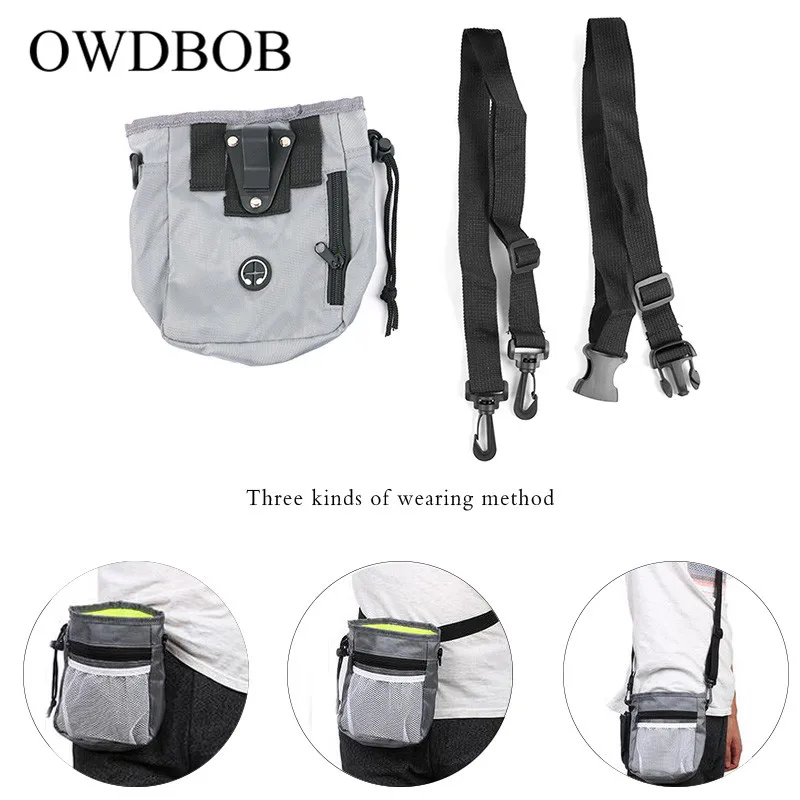 Сумка для тренировки собак OWDBOB сумка лечения на открытом воздухе лакомства