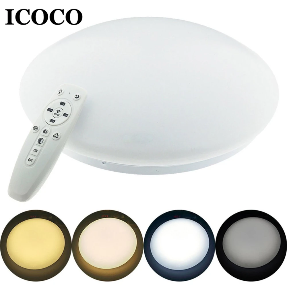 

ICOCO 2018 New Arrival Led Ceiling Lamp Ultra-thin Round Simple Wood Modern Fixture Recessed Decoration Supplier Wholesale Sale