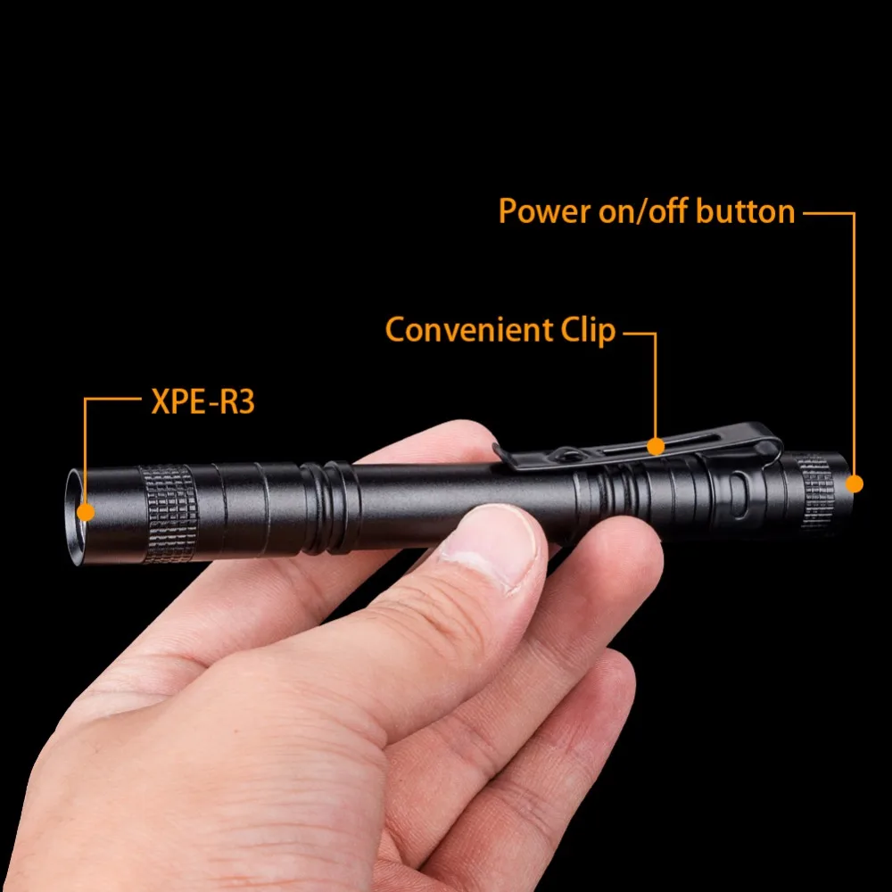 

1 Switch Mode led flashlight led Torch Mini LED Flashlight for Camping Hiking Out Free Shipping