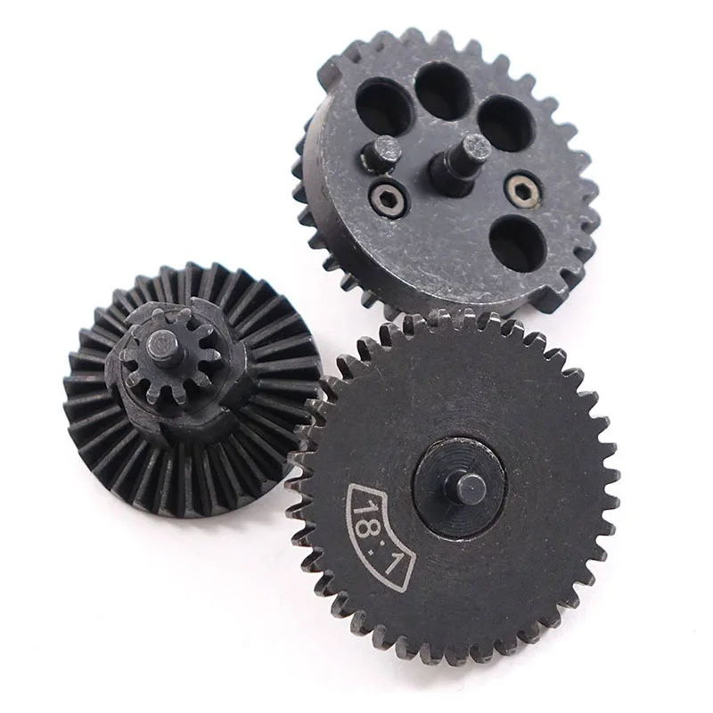 

AEG V2 V3 Gearbox Machined Carbon Steel Airsoft Gear Set 18:1 Ultra-high Speed For Standard AEG Hunting Paintball Accessory