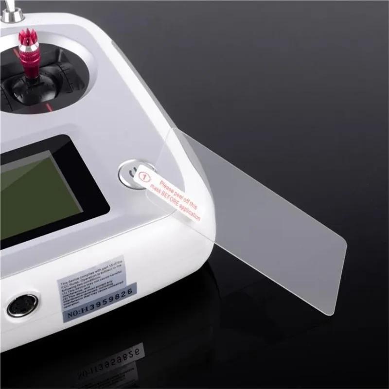 2pcs HD Clear Tempered Glass Protector Film for 2.4G Flysky FS-i6S Transmitter Rc Plane Parts Controller LED Screen