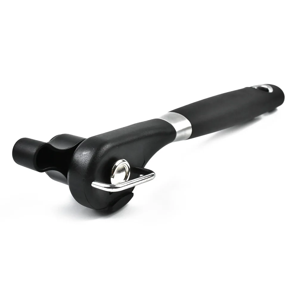 

Safety Easy Stainless Steel Manual Can Opener Professional Effortless Openers with Turn Knob Household Kitchen Useful Tools