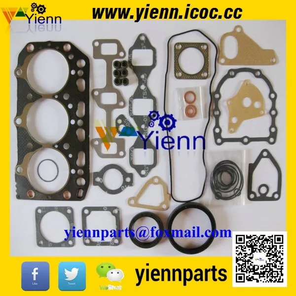 Yanmar 3TNB84 Full Gasket kit 729132 92602 and Head Gasket For Yanmar F22 F24 FX22 FX24 F235