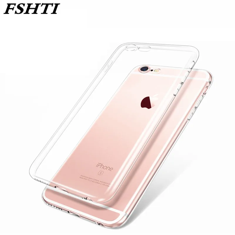 100/lot просто прозрачный Coque ТПУ Силиконовые Мягкий чехол ультра тонкий для