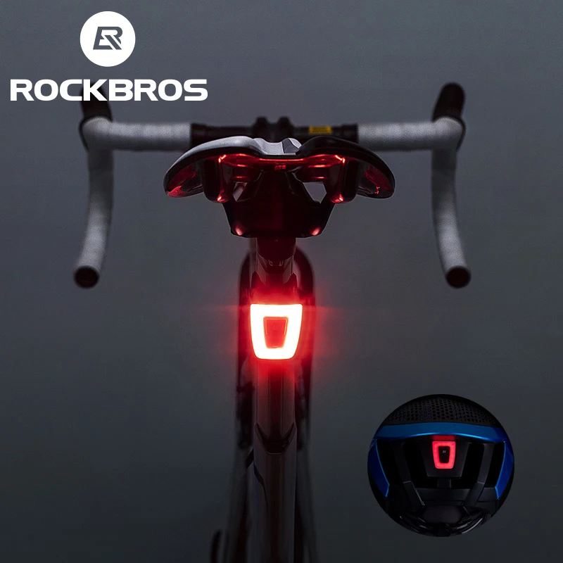 ROCKBROS шлем для велосипеда мотоцикла свет Водонепроницаемый фонарь Фонари