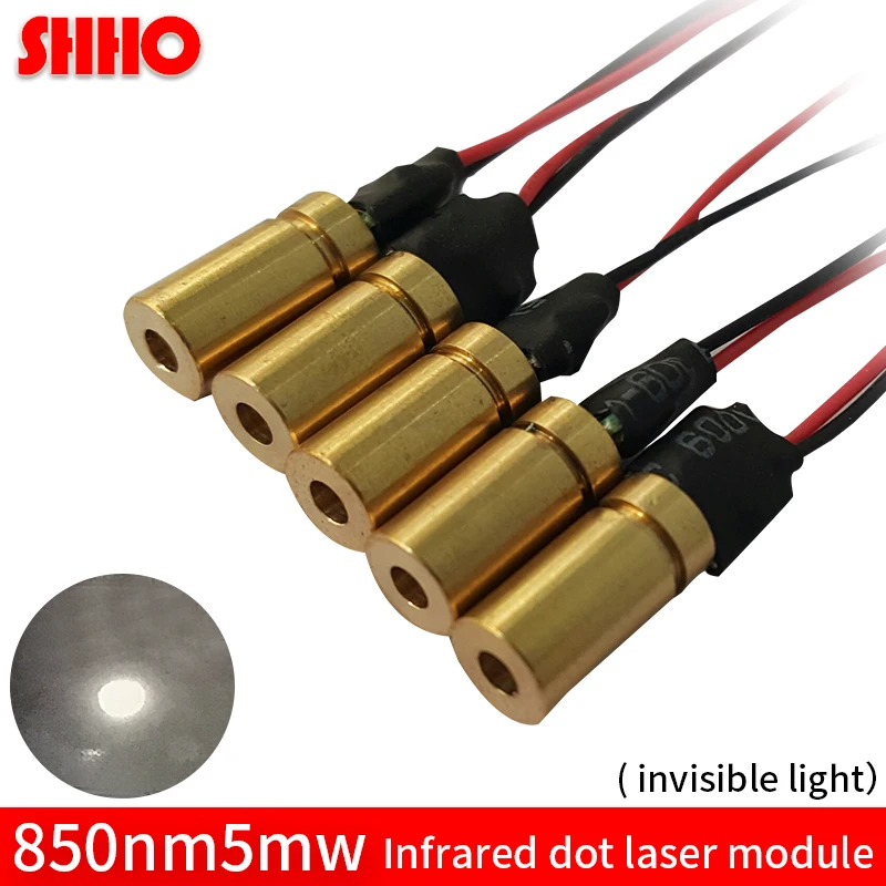 High quality customizable 850nm 5mw infrared dot laser module IR signal transmitter size 6 18mm laser