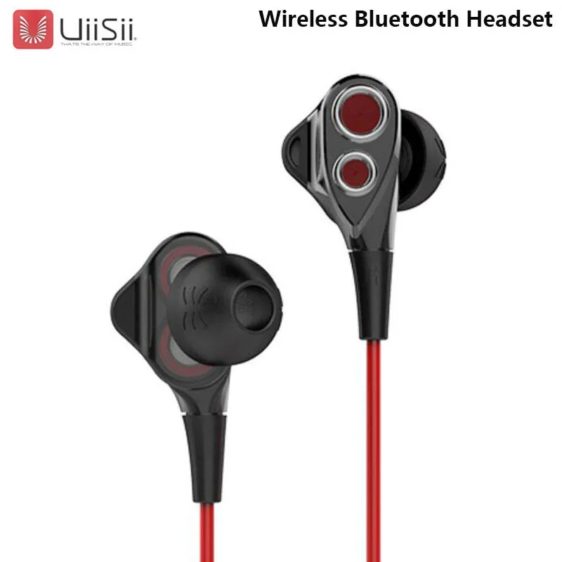 

UiiSii BN80 Wireless Bluetooth Headset Dynamic Earbud In-Ear Earphone 250mAh Battery IPX5 Waterproof CSR BT4.1 Headphone