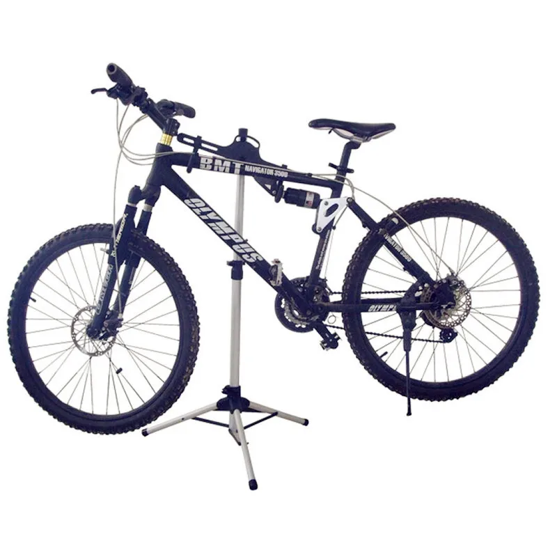 Newest!!! Aluminum Alloy Bike Repair Stand Adjustable Fold Bike Rack Holder Storage Bicycle Stand Bicycle Repair Tools