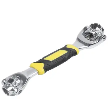 

48 in 1 Tiger Wrench Wrench Tools Socket Works with Spline Bolts Torx 360 Degree 6-Point Hexagons Socket Car Repair Tools