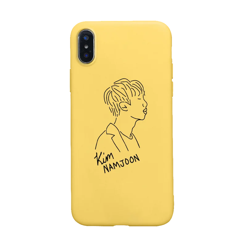 Euphoria Boys KPOP Mans мягкий силиконовый черный чехол для телефона чехол для iPhone 5 5S SE 6 6s 7 8 plus X Xs XR MAX kim namjun seokjin - Цвет: Y-1082