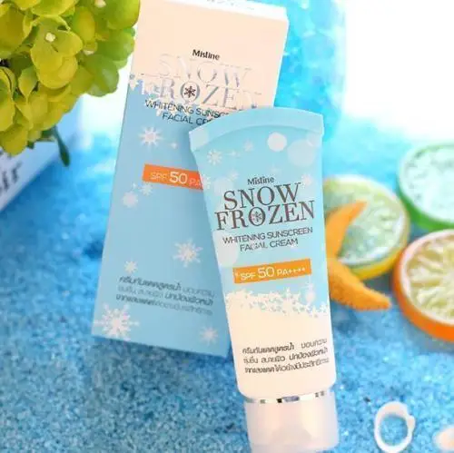 

Mistine Snow Frozen Cool Whitening Sunscreen Facial Cream SPF50 PA++++ 30ml