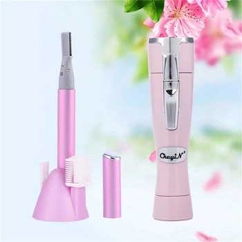 

Mini Electric Lady Shaver Female Hair Removal Body Epilator Battery Operate +Women Eyebrow Shaping Trimmer Shaving Wool Razor 34