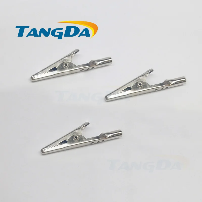 

Железные никелированные зажимы-крокодил большого размера 029, электростатические зажим для кабеля с 4 мм гнездом, Банановый штекер, зажим для ремонта