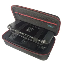 Hard Storage Carrying Case Portable Travel Bag with Handle for Nintendo Switch Console JoyCon Controller AC Adapter Charger BN30