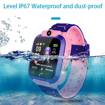 

Newest Waterproof Smart Watch Q12 Multifunctional Kids Digital Wristwatches Children Watch Phone for IOS Android Kids Toys Gift