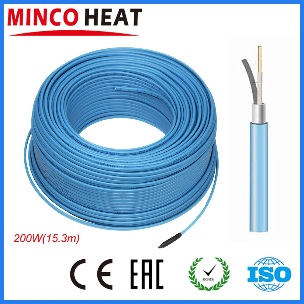  MINCO HEAT High Quality Product 220V 13W m Single Conductor Warming 