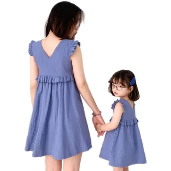 

Family Look Mom and Daughter Dress Juve Family Clothing Mother Daughter Dresses Baby Girl Clothes Matching Outfits big sister