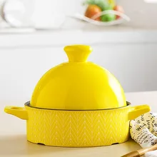 TA JIN Casseroles смесь риса с ассорти овощей и мяса в горячей каменная кастрюля