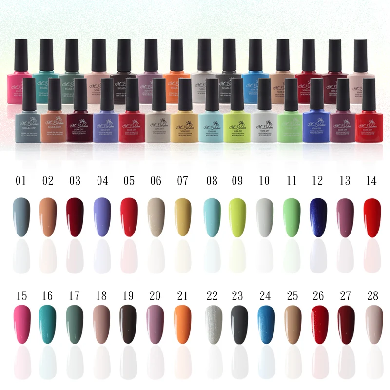 M001028 m ladea 8 3ML 140 colors font b Nail b font GEL Polish UV