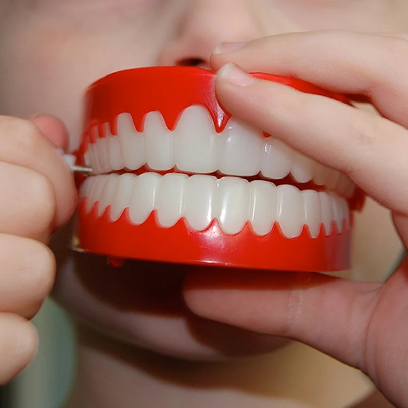 Teeth Toy Wind Up Teeth Chattering Funny Teeth No Eyes Toys/Party Bag