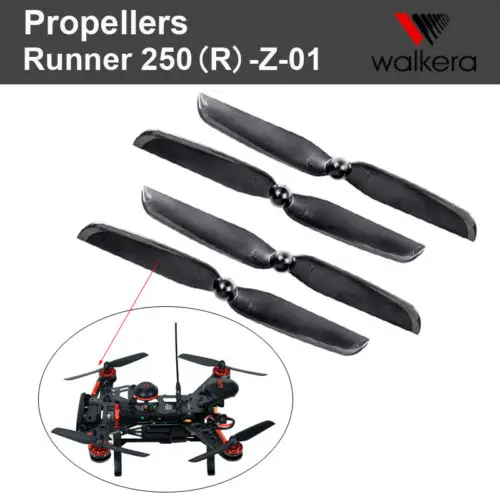 

4pcs Original Walkera Runner 250 Advance / Pro Spare Parts Propellers Blade Set Runner 250(R)-Z-01 CW&CCW