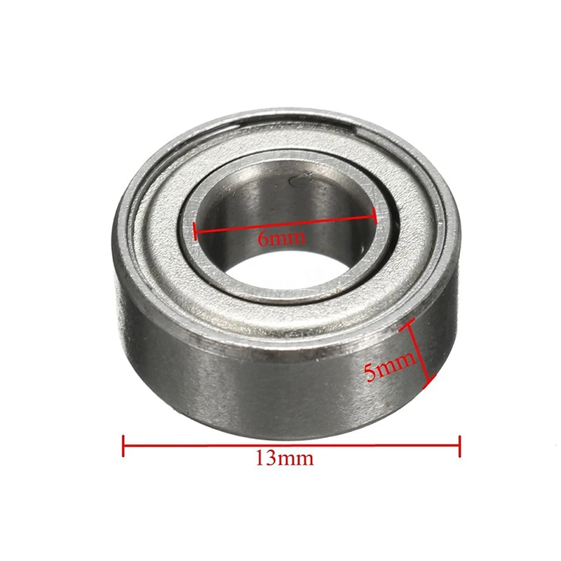 

10pcs 686ZZ Metal Shielded Ball Bearing Miniature Bearing Deep Groove 6*13*5mm