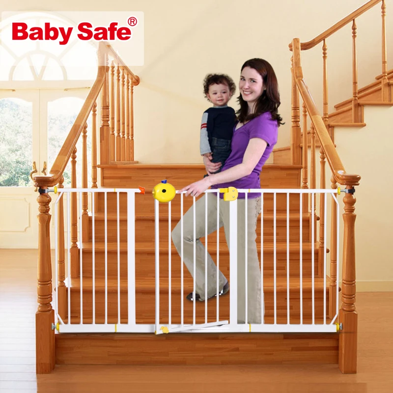Маленькие желтые детские ворота безопасности железные лестницы babysafe садовые