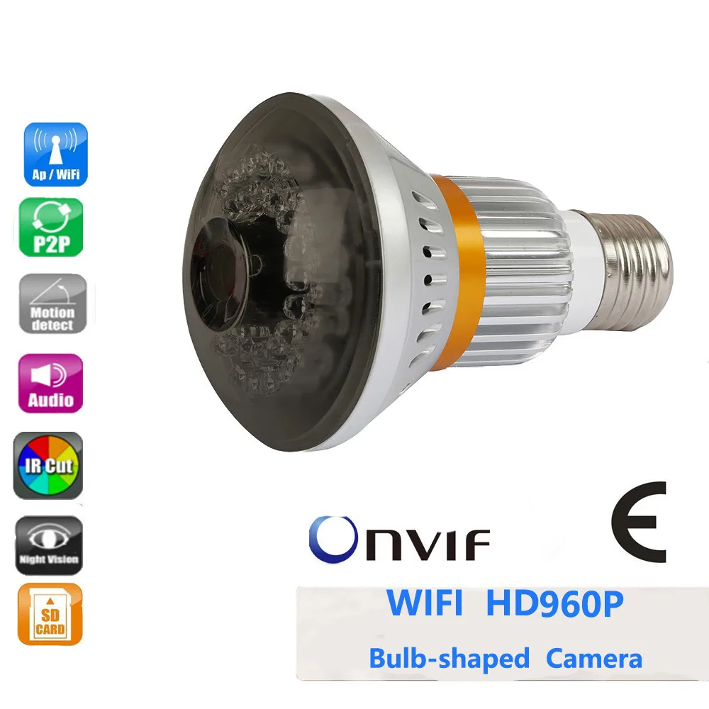 

BC-881M 1.3MP 960P MINI E27 WIFI AP P2P Network IP Camera Bulb Lamp Home Security CCTV Camera Support Android IOS APP