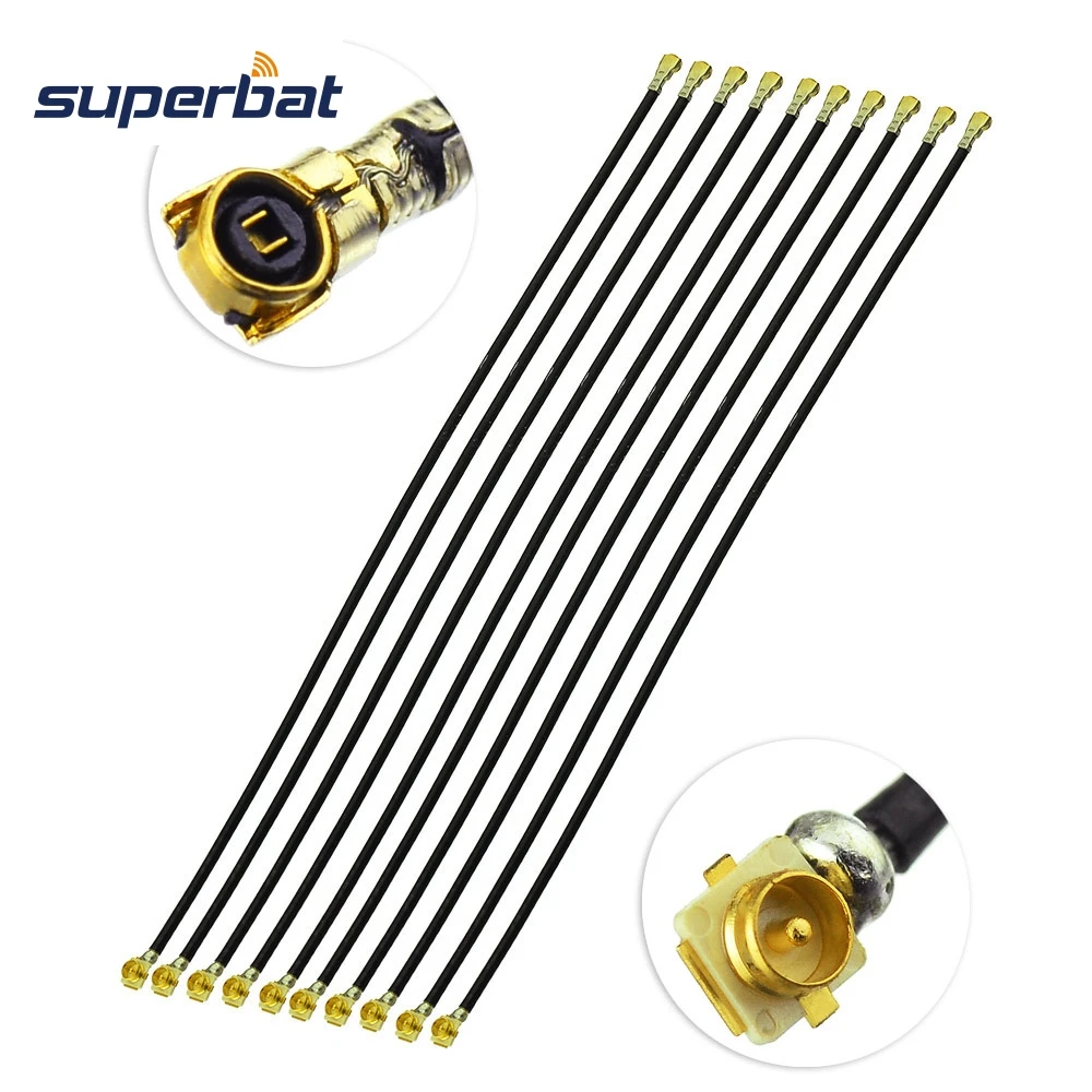 

Superbat Uf.l /IPX Male Plug SMD Connector to IPEX /MHF4 1.13mm RF Pigtail Antenna Cable for Car Audio GPS Wireless 10cm