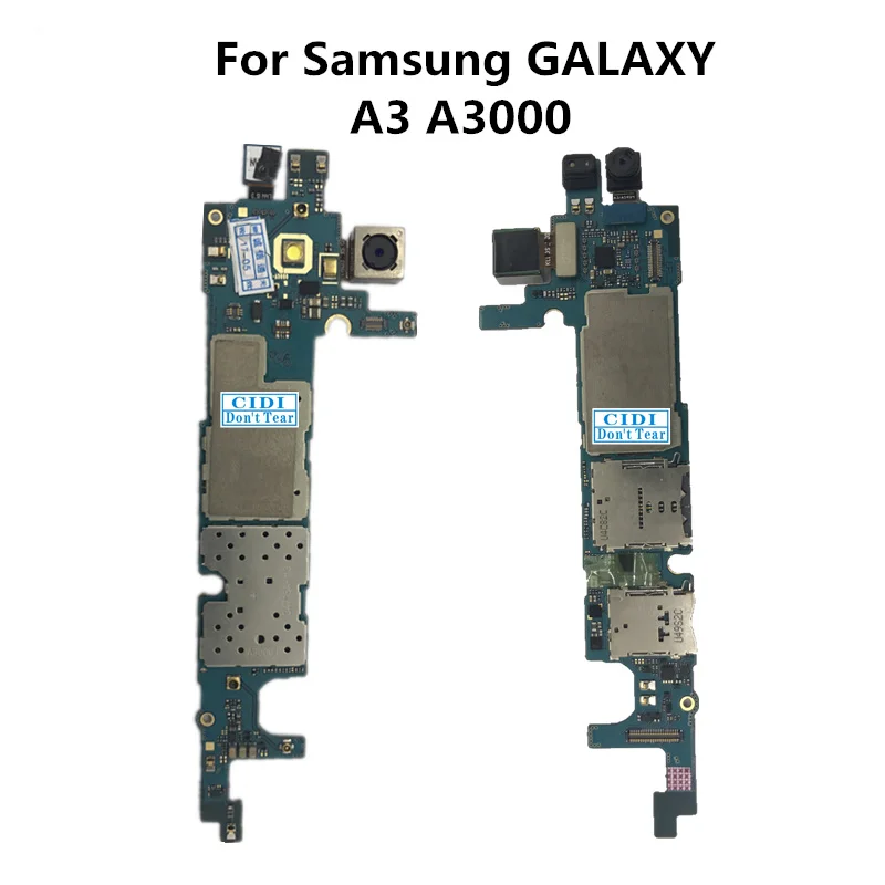 Полностью Рабочая оригинальная плата для samsung GALAXY A3 A3000 материнская плата