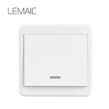 LEMAIC Bed Room Lamp LED Bulb AC 220V Remote Switch Wall Remote Transmitter Wireless Light Switch Smart Home Remote Switch New