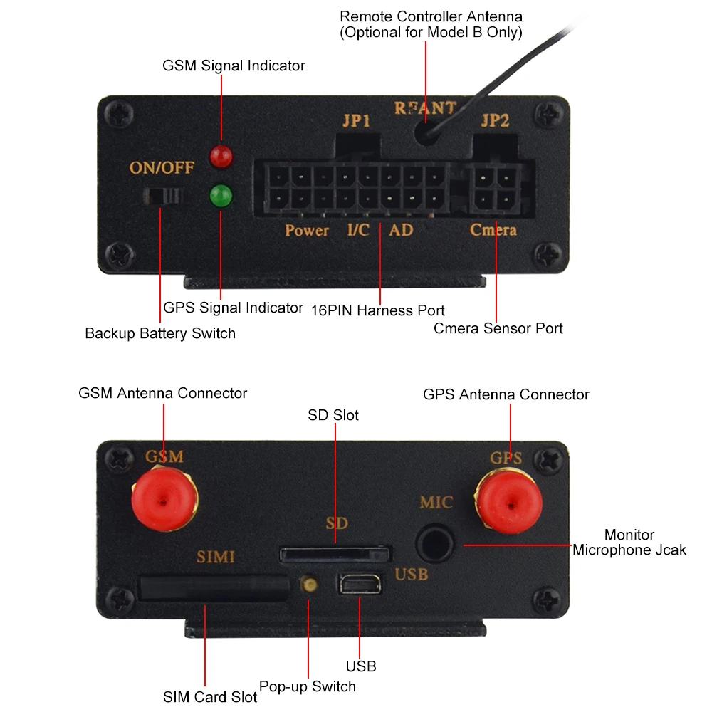 Gps трекер для транспортного средства gps 105A Coban gps локатор TK105A поддержка RFID камера двойная SIM отключение топлива голосовой монитор на Google карте