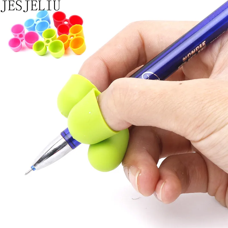 

2PC Claw Silicone Baby Kids Learning Toy Writing Posture Tool Hold Pen Correction Stationery Set Children Student Education Gift