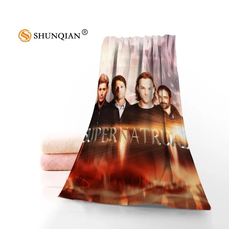 New Supernatural Towel Printed Cotton Face/Bath Towels Microfiber Fabric For Kids Men Women Shower Towels