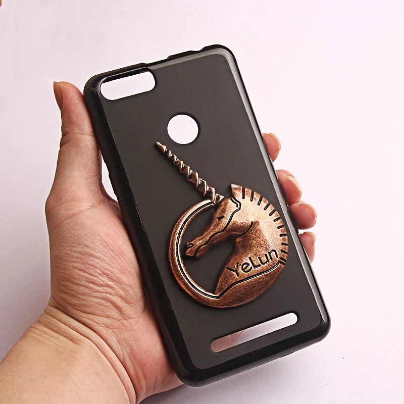 Yelun CaseFor Huawei Honor 6 7 8 9 pro V9 play 3D Metal Unicorn Silicon Case For 7X 6A 6X 5X 5C TPU Cover Coque |